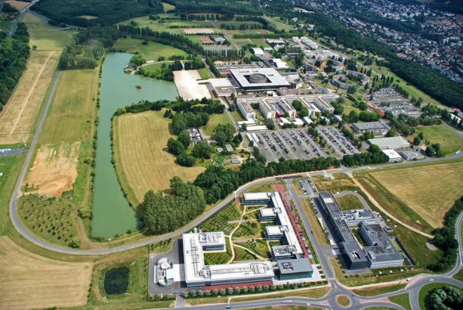 Vue aérienne du campus de Palaiseau