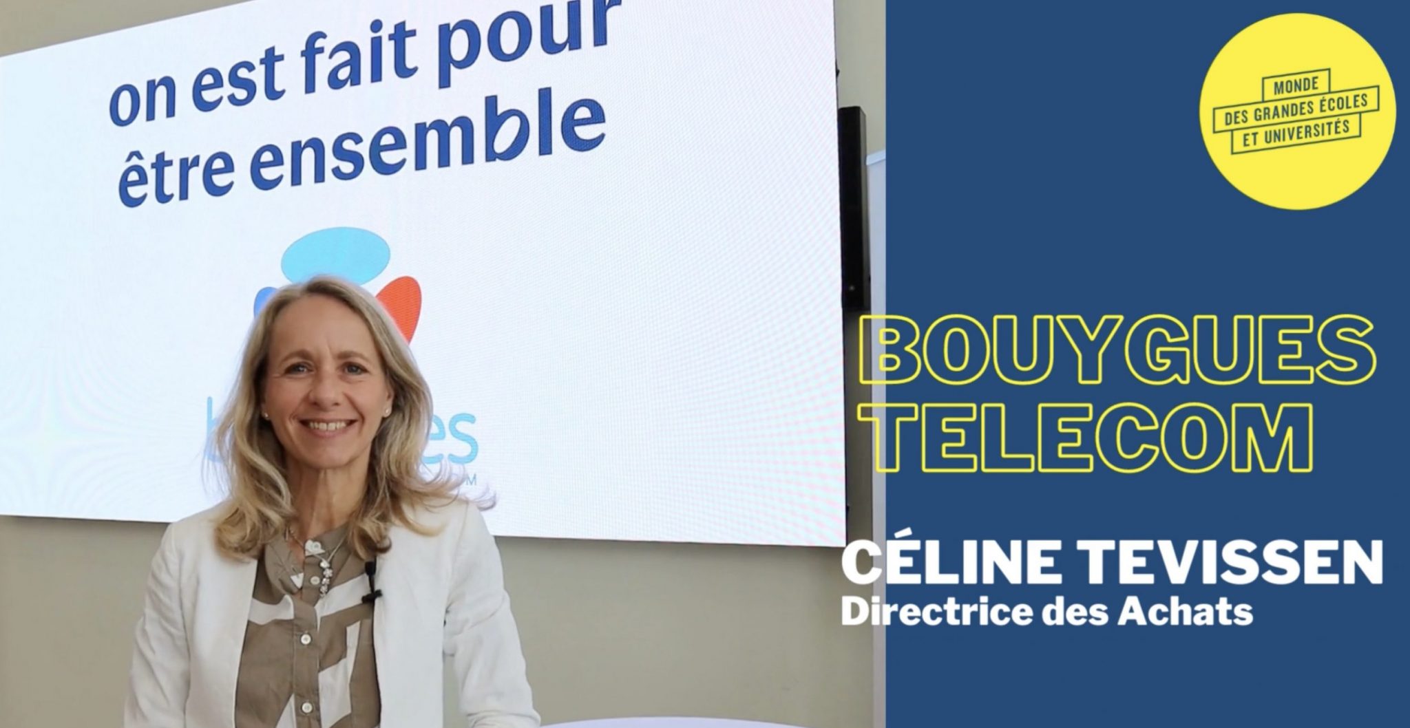 Interview vidéo Céline Tevissen Bouygues Telecom