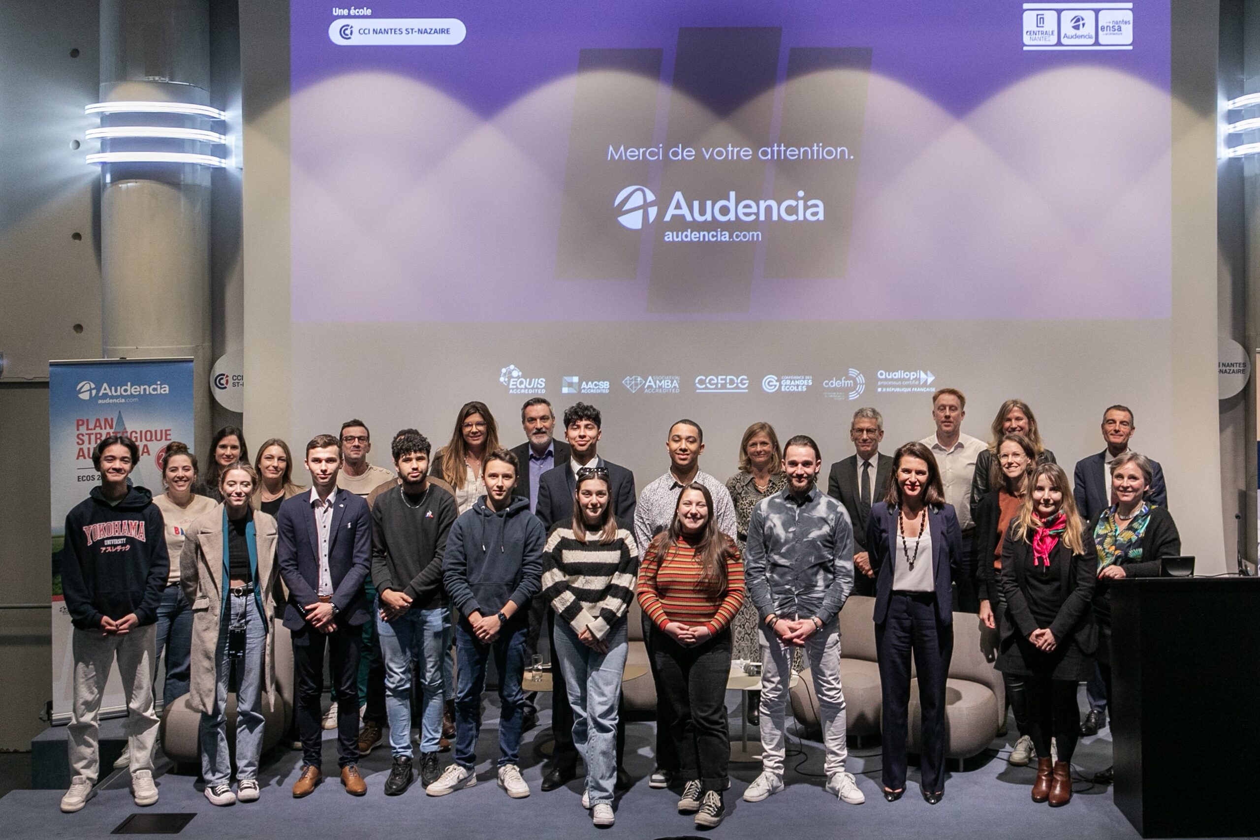 Audencia : La première promotion du Parcours Sirius a fait sa rentrée ©Charlotte Defarges