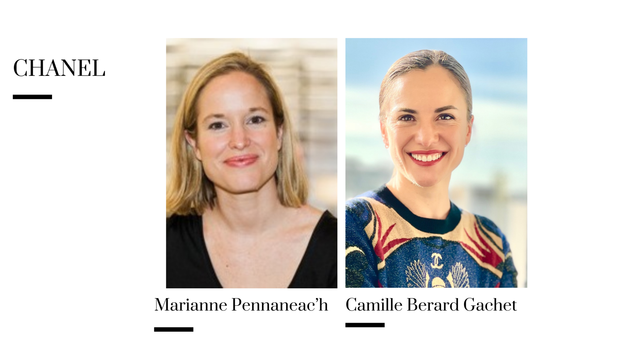 Interview Marianne Pennaneac’h Camille Berard CHANEL