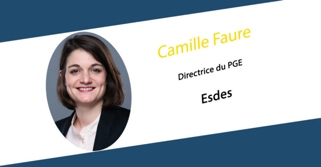 Camille Faure nommée Directrice du PGE de l'Esdes