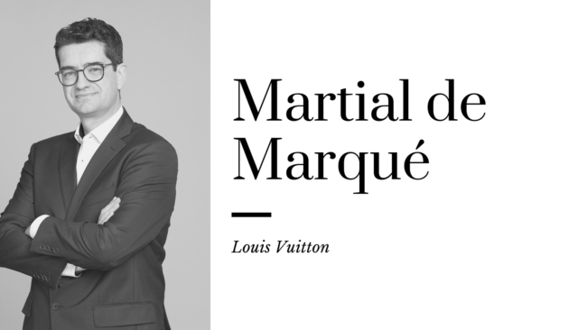 Interview Martial de Marqué Louis Vuitton