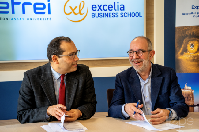 Excelia Business School et l'Efrei annoncent une nouvelle offre de formation hybride (c) Efrei-Excelia