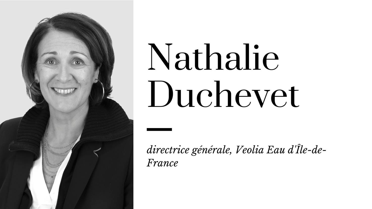 Interview Nathalie Duchevet Veolia Eau d'Île-de-France