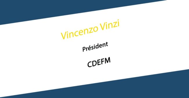 Vincenzo Vinzi est élu à la présidence de la CDEFM