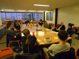 Réunion de travail avec Jean-Pierre Richard, représentant du comité stratégique éditorial de la librairie Eyrolles