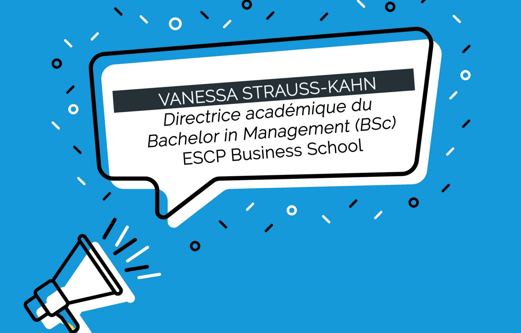 le Professeur Vanessa Strauss-Kahn est nommée Directrice académique du Bachelor in Management (BSc)