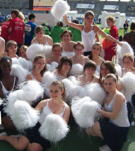 Des pompom girls à l'Ecole Polytechnique !