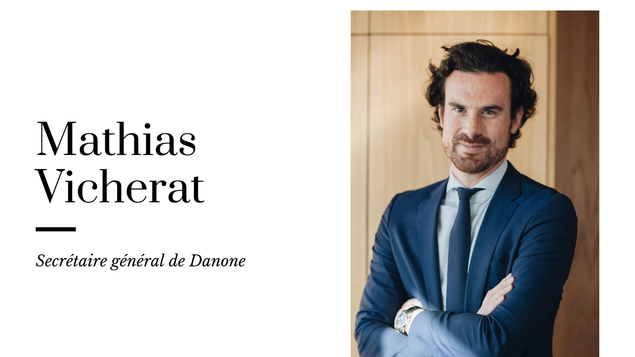 interview Mathias Vicherat Danone