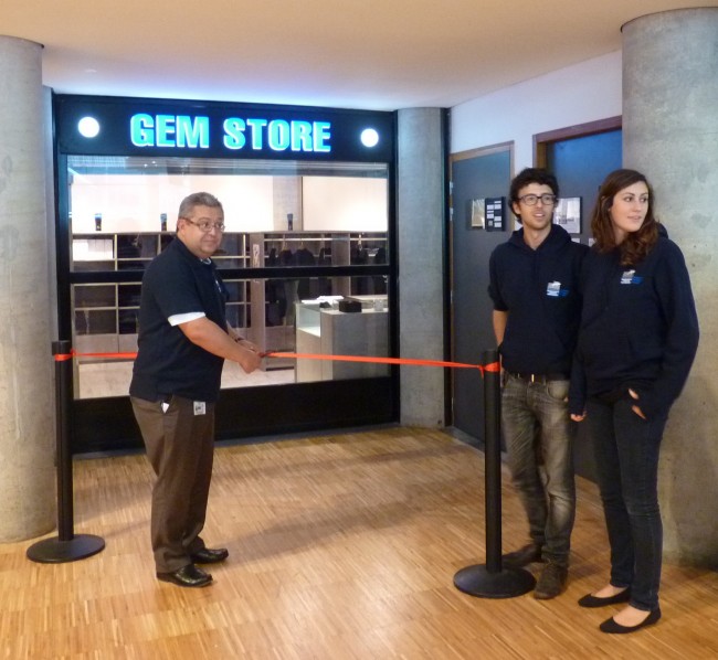 L'inauguration de la boutique GEM