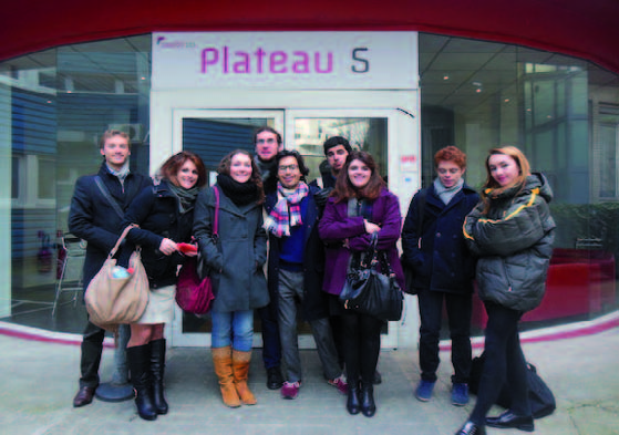 Les participants à l’émission de Michel Field après l’enregistrement. © Roxane Rosell