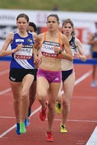 Claire Navez, triple championne de France Elite 2012 en athlétisme