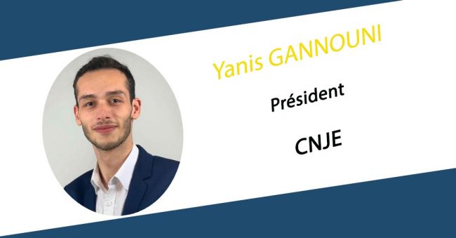 La CNJE dévoile le visage de son nouveau président : Yanis GANNOUNI