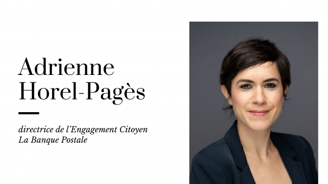 interview la banque postale Adrienne Hores-Pages