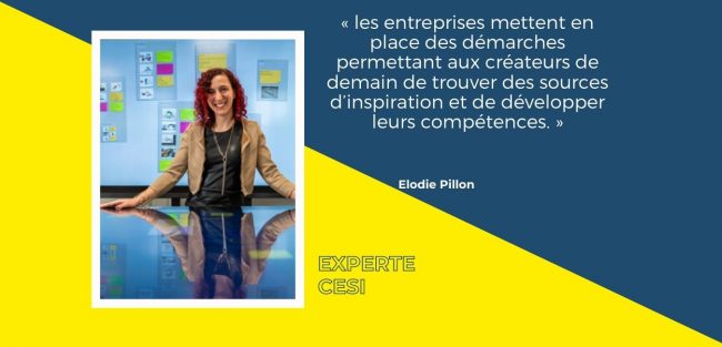 Pour Elodie Pillon l’innovation ouverte est le fruit d’une collaboration intense entre entreprises et créateurs de demain