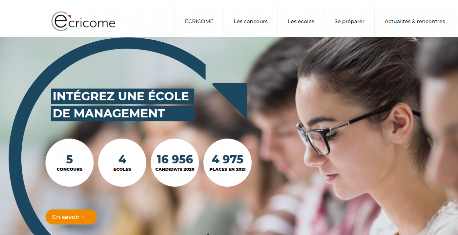 Nouveau site pour la banque d'épreuves ECRICOME (c) ECRICOME