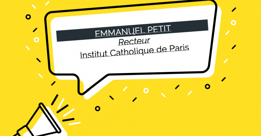 Emmanuel Petit, nouveau Recteur de l’Institut Catholique de Paris