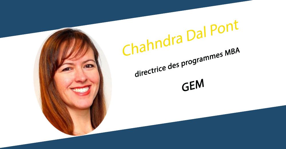 Nomination de Chahndra Dal Pont en tant que directrice des programmes MBA de GEM