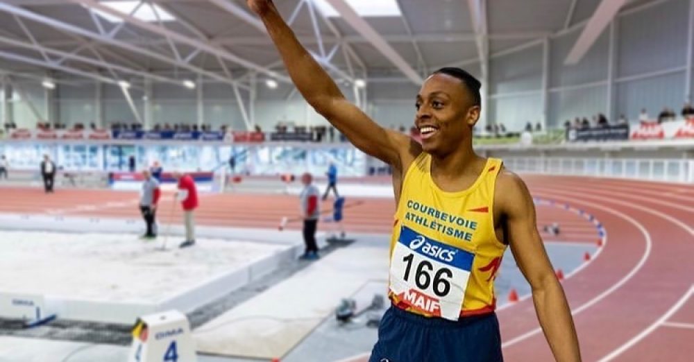 Diego Milla lors des championnats de France senior à Saint-Brieuc où il a décroché son titre de champion de France du 400 m. © Cyrille Kaldor FFA