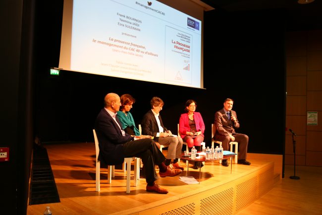 Ezra Suleiman, Yasmina Jaïdi et Franck Bournois, les coauteurs du livre © ESCP Europe