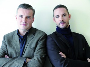 Emmanuel Pierrat à gauche et Laurent Kupferman à droite 