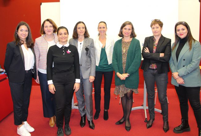 L’équipe de HeForShe NEOMA Business School défend le respect de la différence de l’autre en l’édifiant au rang de richesse.© HeForShe