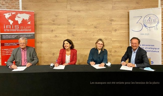 L’IRIS et NEOMA Business School deviennent partenaires (c) NEOMA Business School