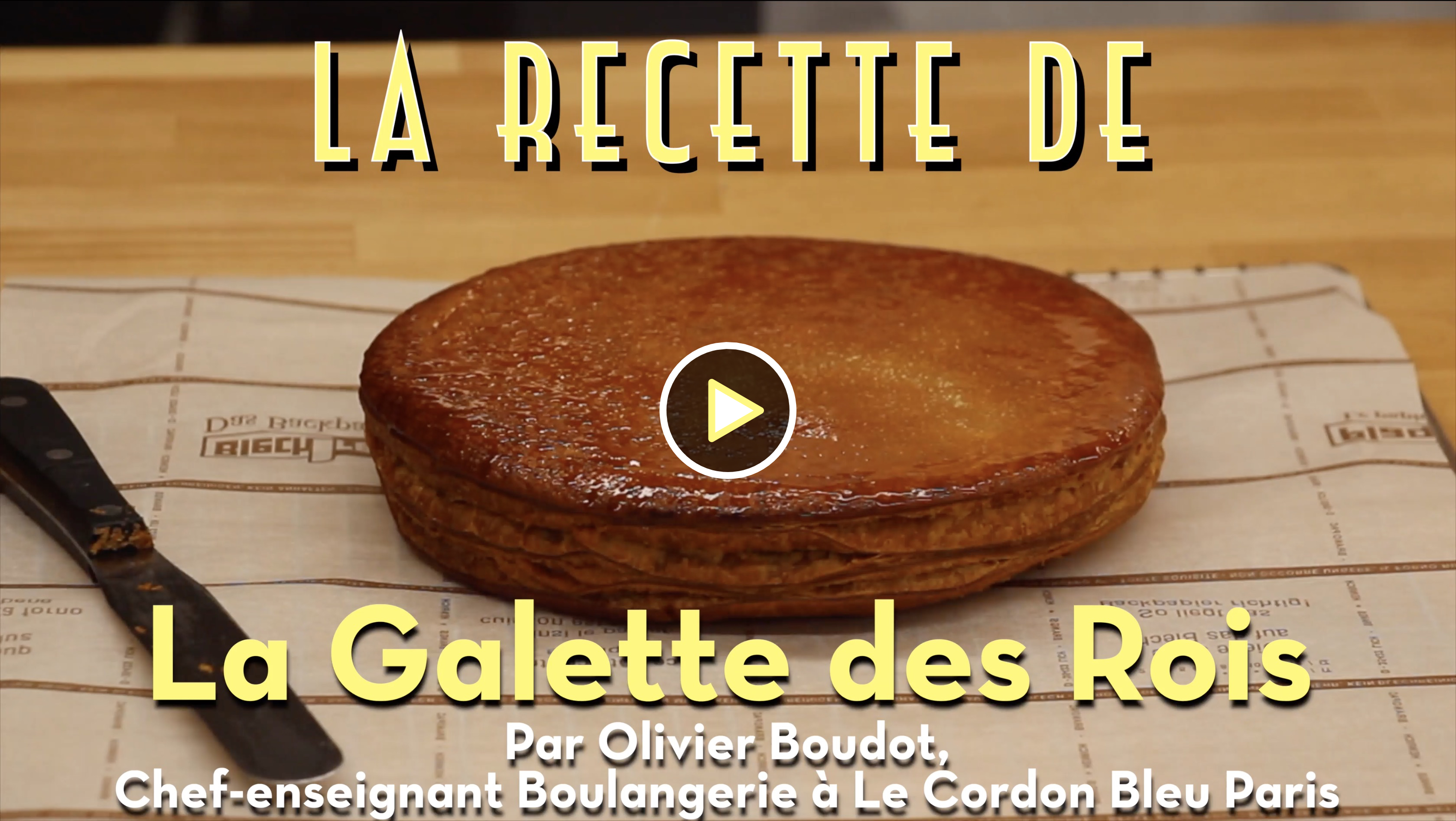 La Recette De La Galette Des Rois Par Olivier Boudot Le Cordon