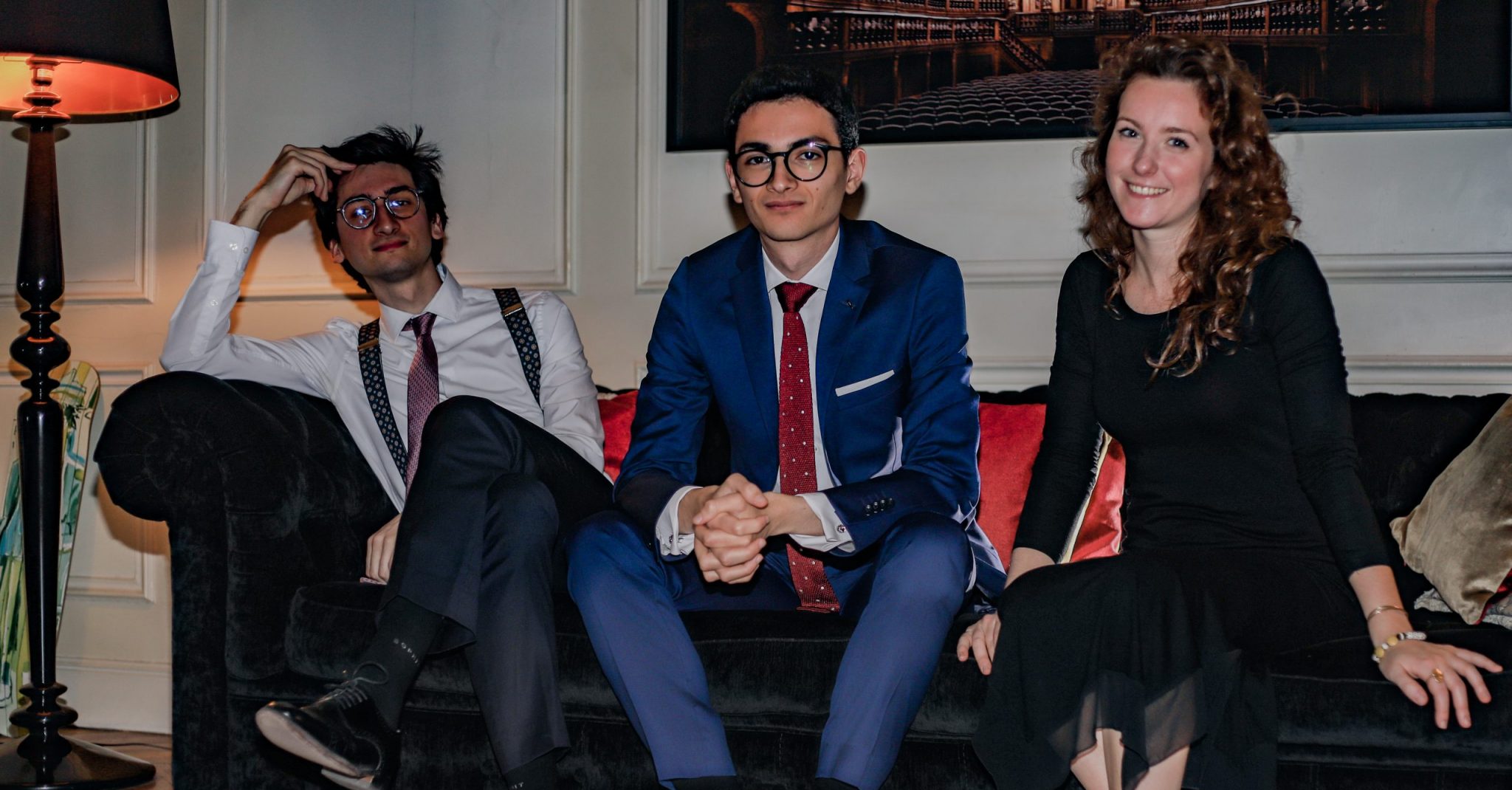 De gauche à droite : Waël Abdallah, Aziz Essid et Sarah Pellerin (c) Maximilien Struys Photography