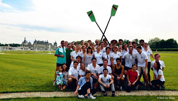 Le Club Aviron ESSEC au grand complet