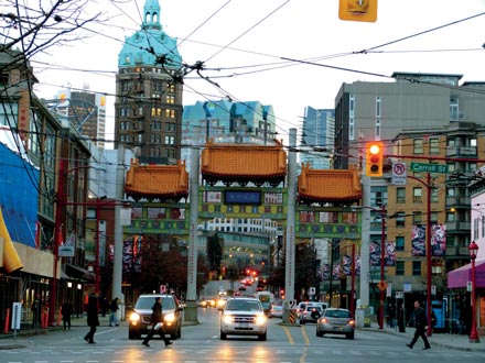 Entrée de Chinatown, le Millenium Gate