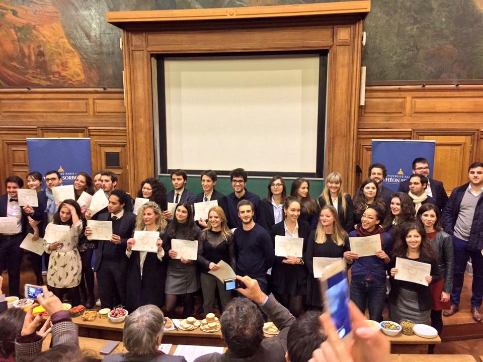 Remise de diplômes à la Sorbonne